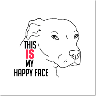 Funny Pitbull, Cute Pitbull, Funny Dog, Grumpy Dog Posters and Art